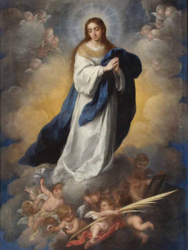 La Inmaculada Concepcion del espejo, Bartolome Esteban Murillo